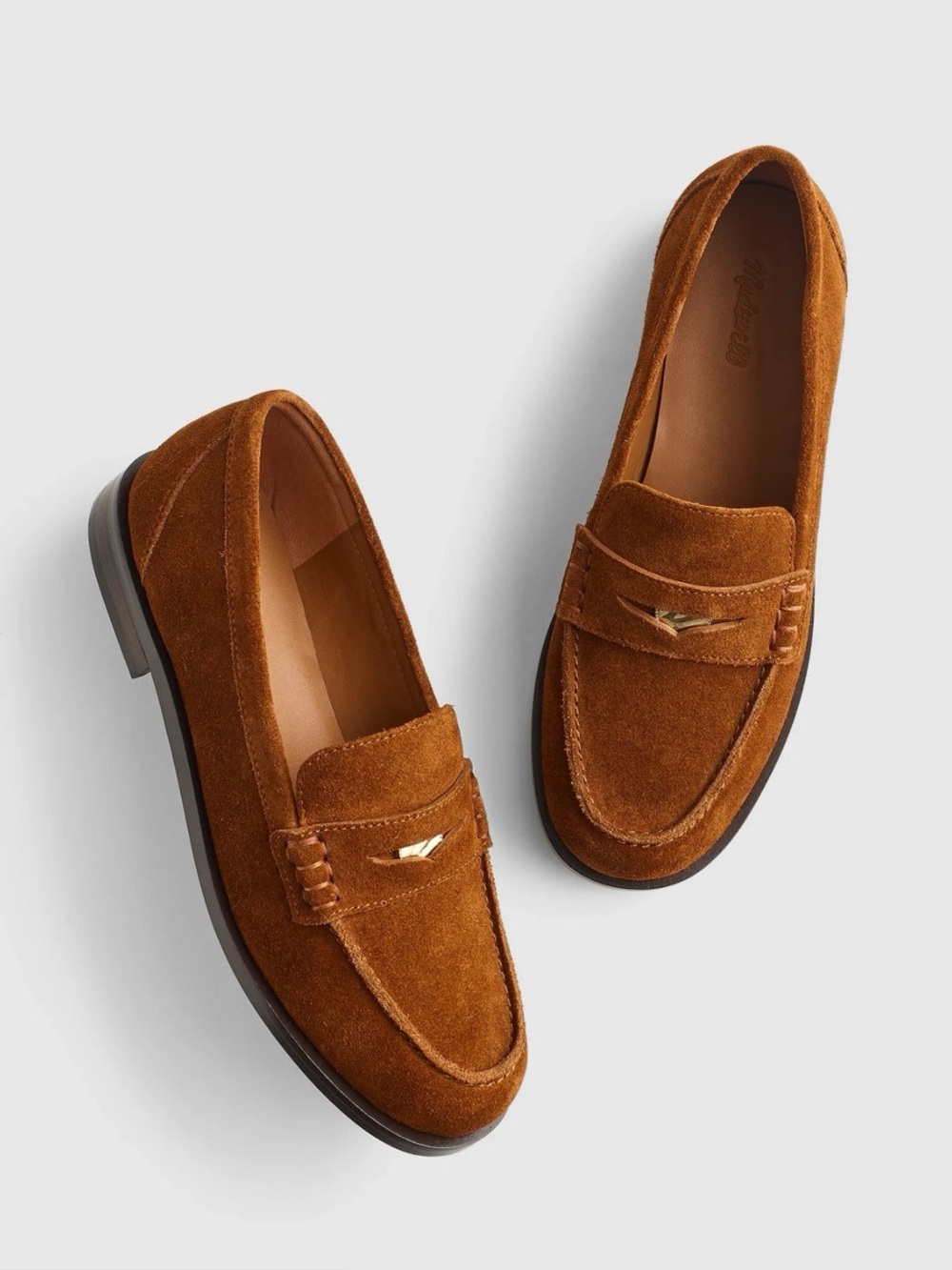 Madewell The Grayson Penny Loafers in Russet